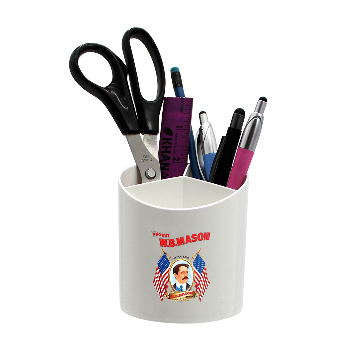 Recycled Desk Organizer, Full Color Digital