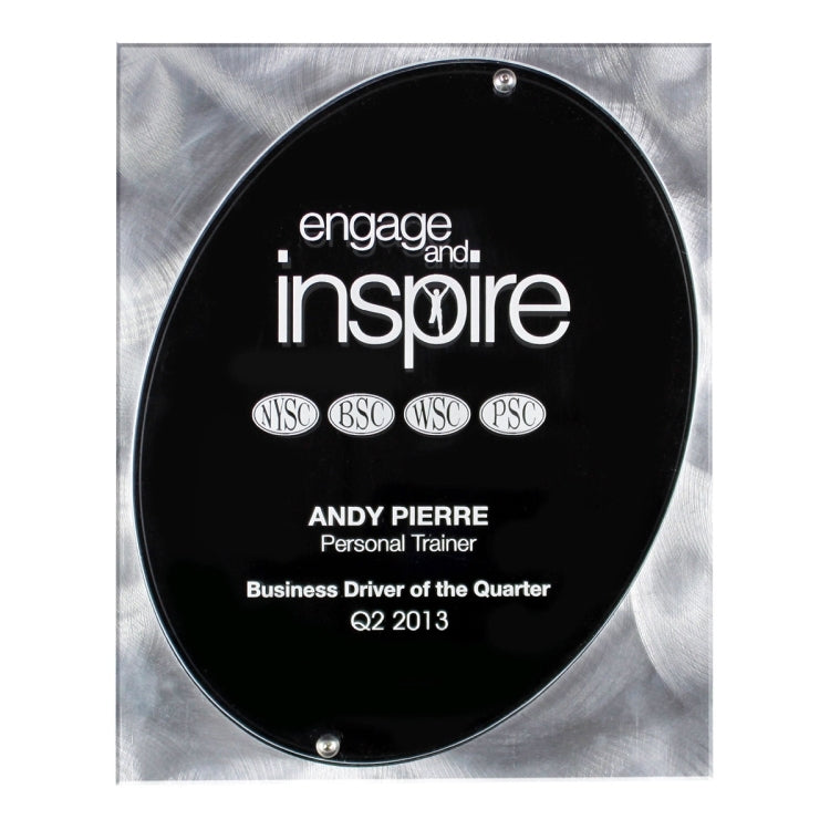 Vantage Plaque - Laser Engraved - (8" x 10")