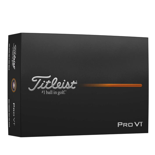 Front View of White Titleist® Pro V1® Golf Ball
