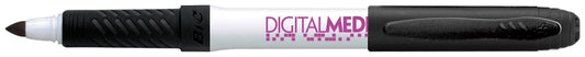 Front View of Black BIC® Great Erase® Whiteboard Marker