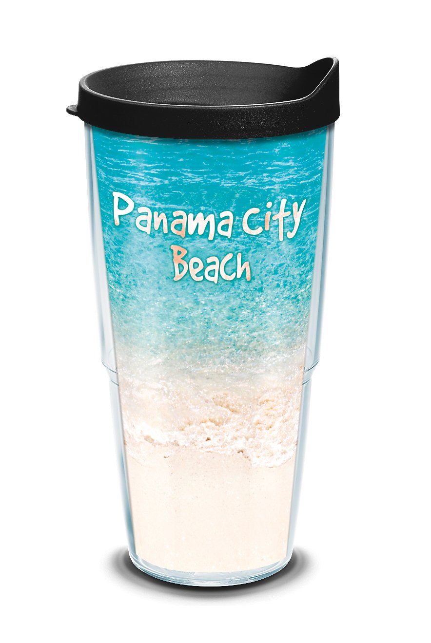 Front View of Black Tervis® Classic Tumbler Full-Color Insert - 24 oz.