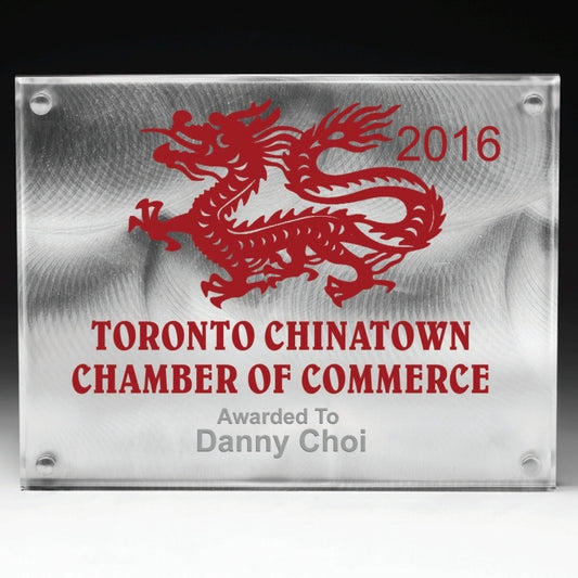 Alumo-Tech II Plaque ( 7" x 9" x 1") - Screen Print