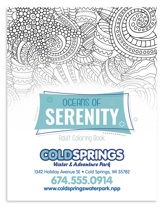 Good Value™ Oceans of Serenity Adult Coloring Book