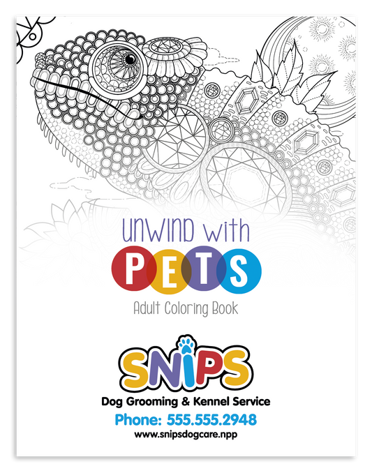Good Value™ Unwind with Pets Adult Coloring Book