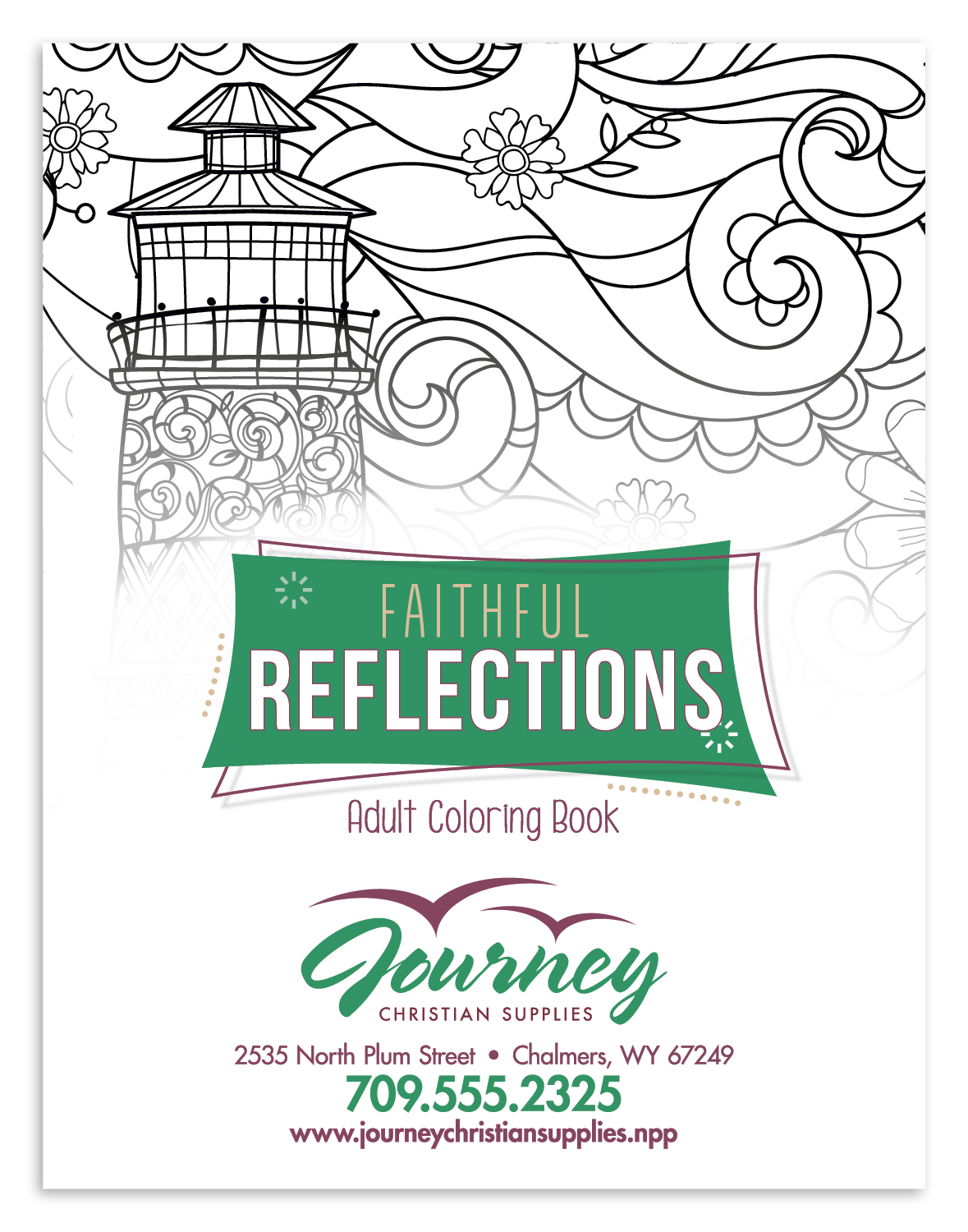 Good Value™ Faithful Reflections Adult Coloring Book