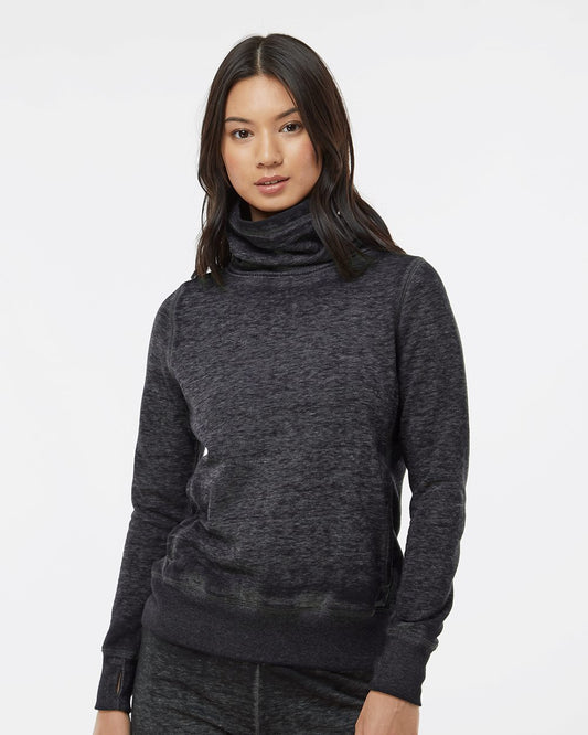 Women’s Zen Fleece Cowl Neck Sweatshirt - 8930