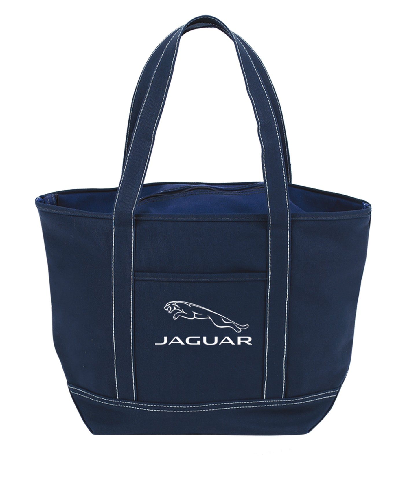 Sailway Solid Zippered Tote Bag