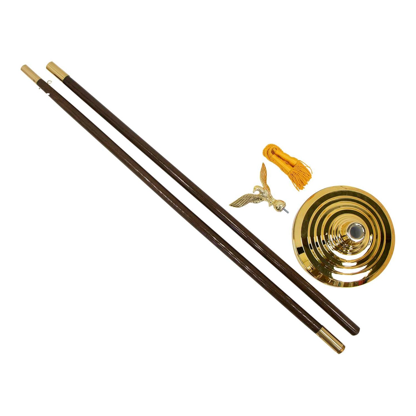 Floor Stand Set with Eagle Ornament