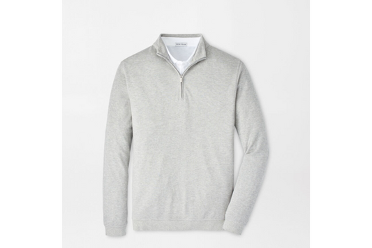 Peter Millar Crown Comfort Pullover - Light Grey
