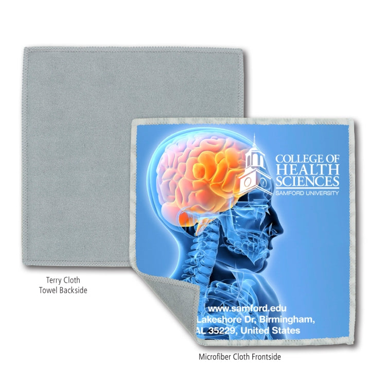 6" x 6" - “Toucan S” Full Color Import Air Ship Microfiber Cloth & Screen Cleaner