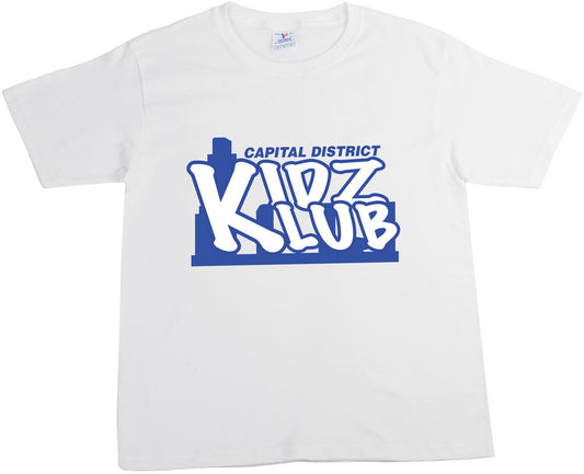 Screen Printed Youth 100% Cotton White T-shirt