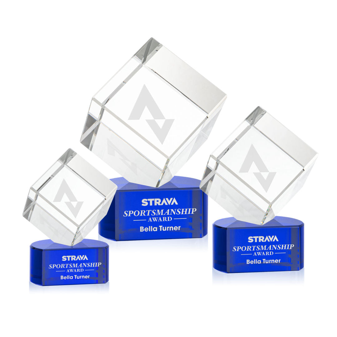 Burrill Award on Paragon Base - Blue