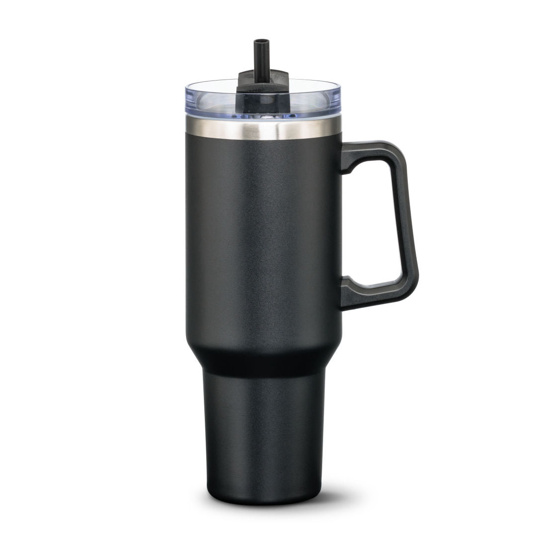 Compeer Handle Travel Mug w/Straw - 40oz
