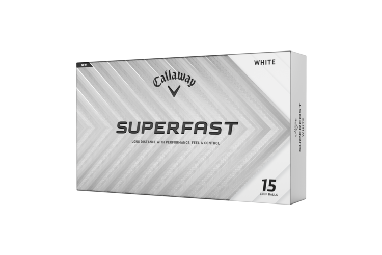Callaway Superfast Golf Balls 15-Ball Pack - White