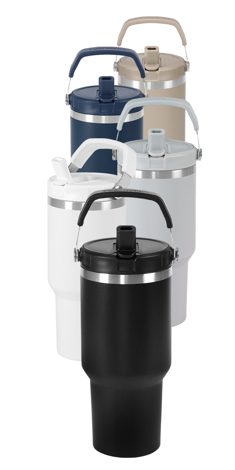 34oz Urban Peak® Pinnacle Flip Straw Tumbler