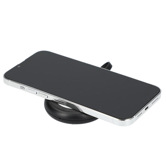 Front View of Black All-In-One Universal Travel 15W Wireless Charger