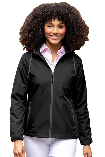 Black With Dark Grey Women's Club Jacket - XS