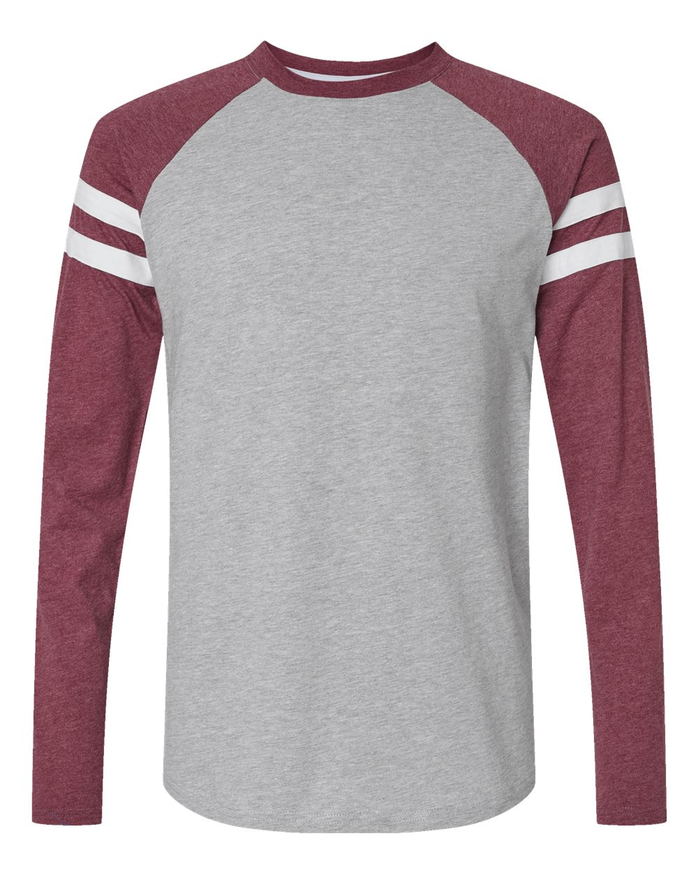 Unisex Fine Jersey Mash Up Long Sleeve Tee - 6934