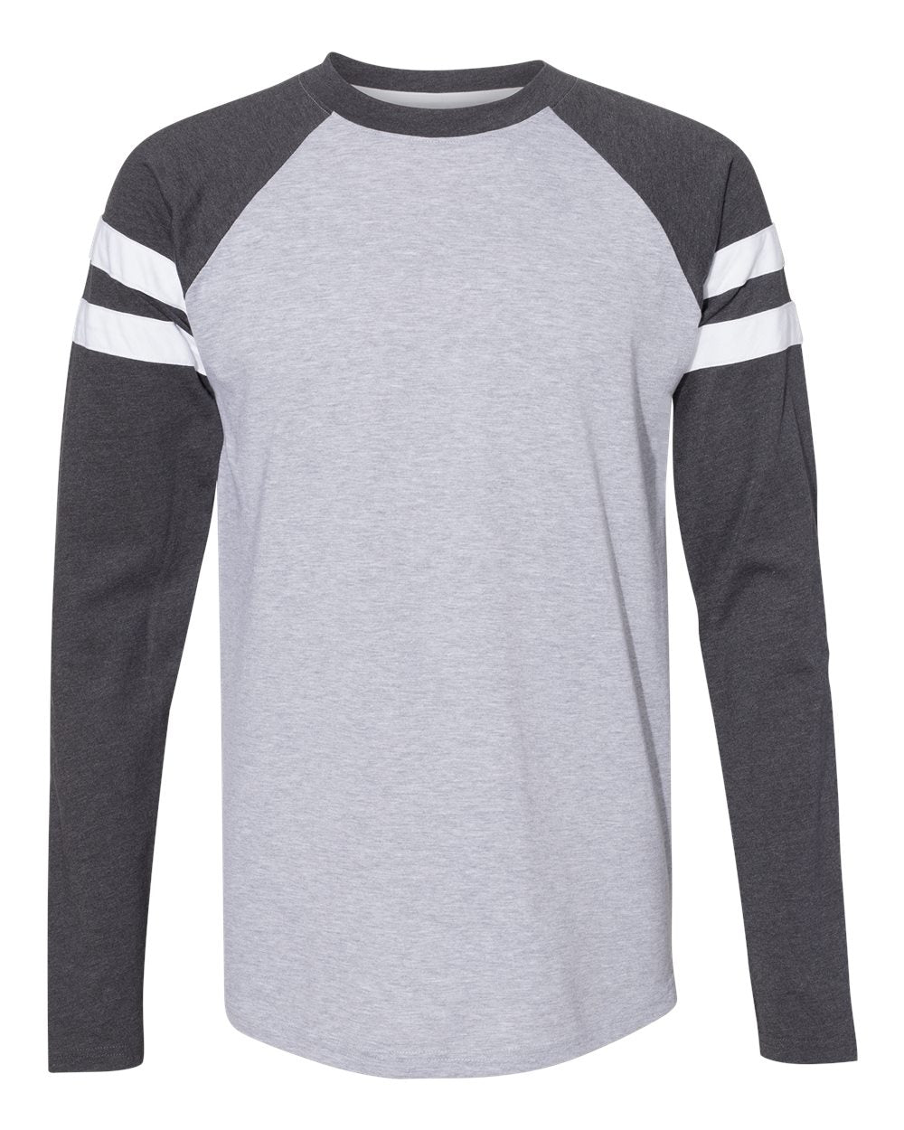 Unisex Fine Jersey Mash Up Long Sleeve Tee - 6934