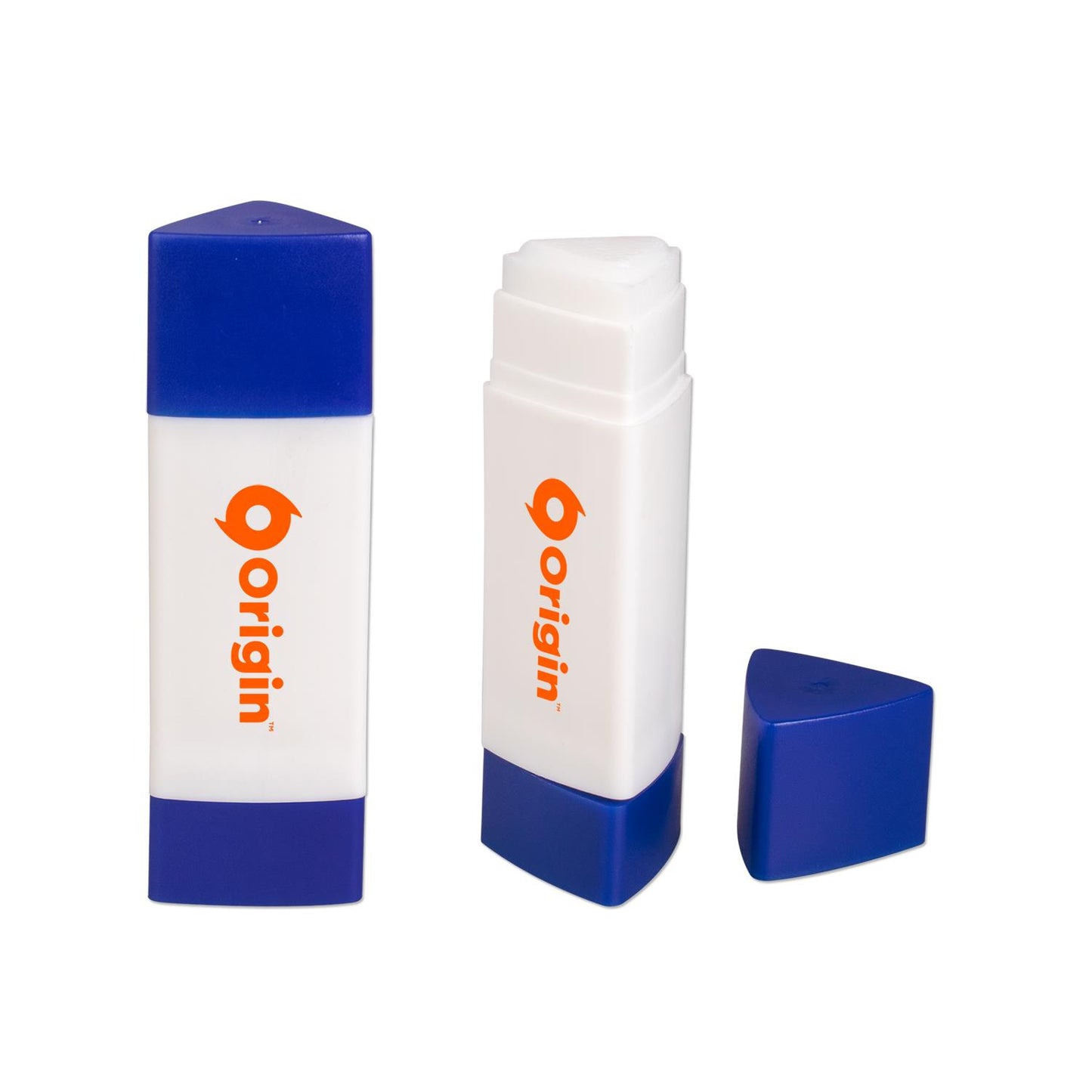 White/Blue Triangle Glue Stick