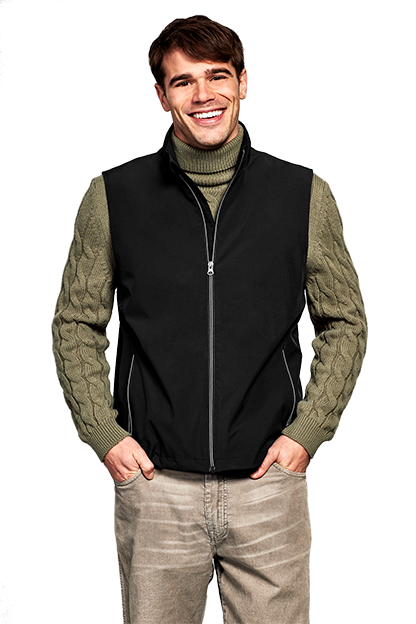 Black Newport Vest - S