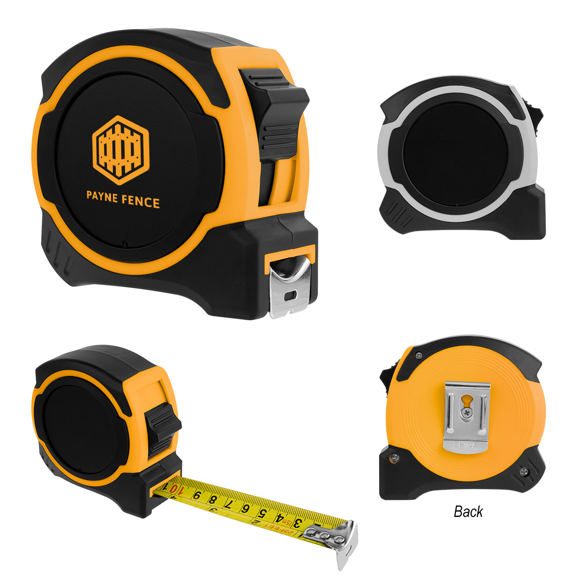 BLACK WITH GRAY Forge Recycled Tape Measure