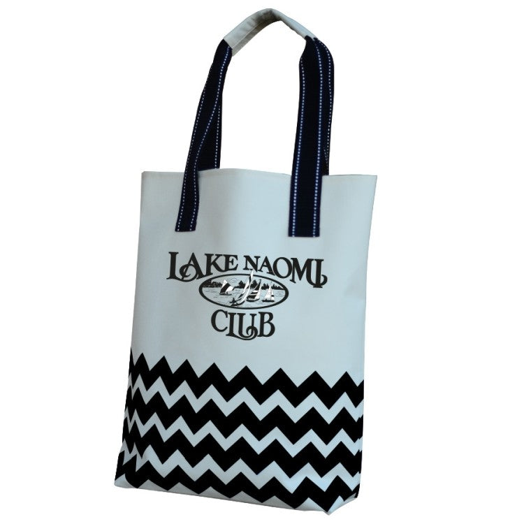 Orange Chevron Tote