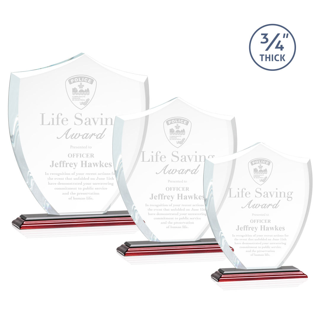 Scudo Shield Award - Rosewood