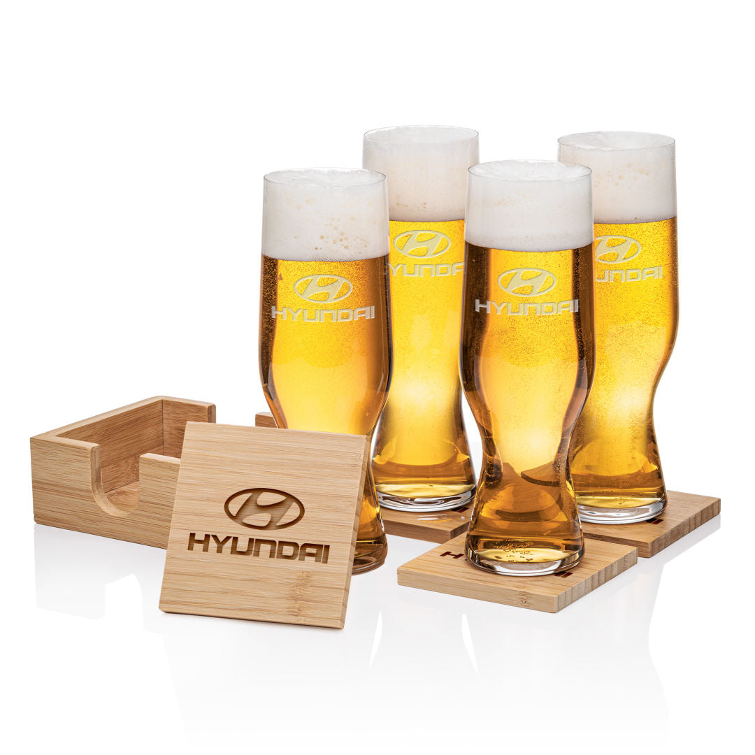 Bamboo Coaster Gift Set - Covington
