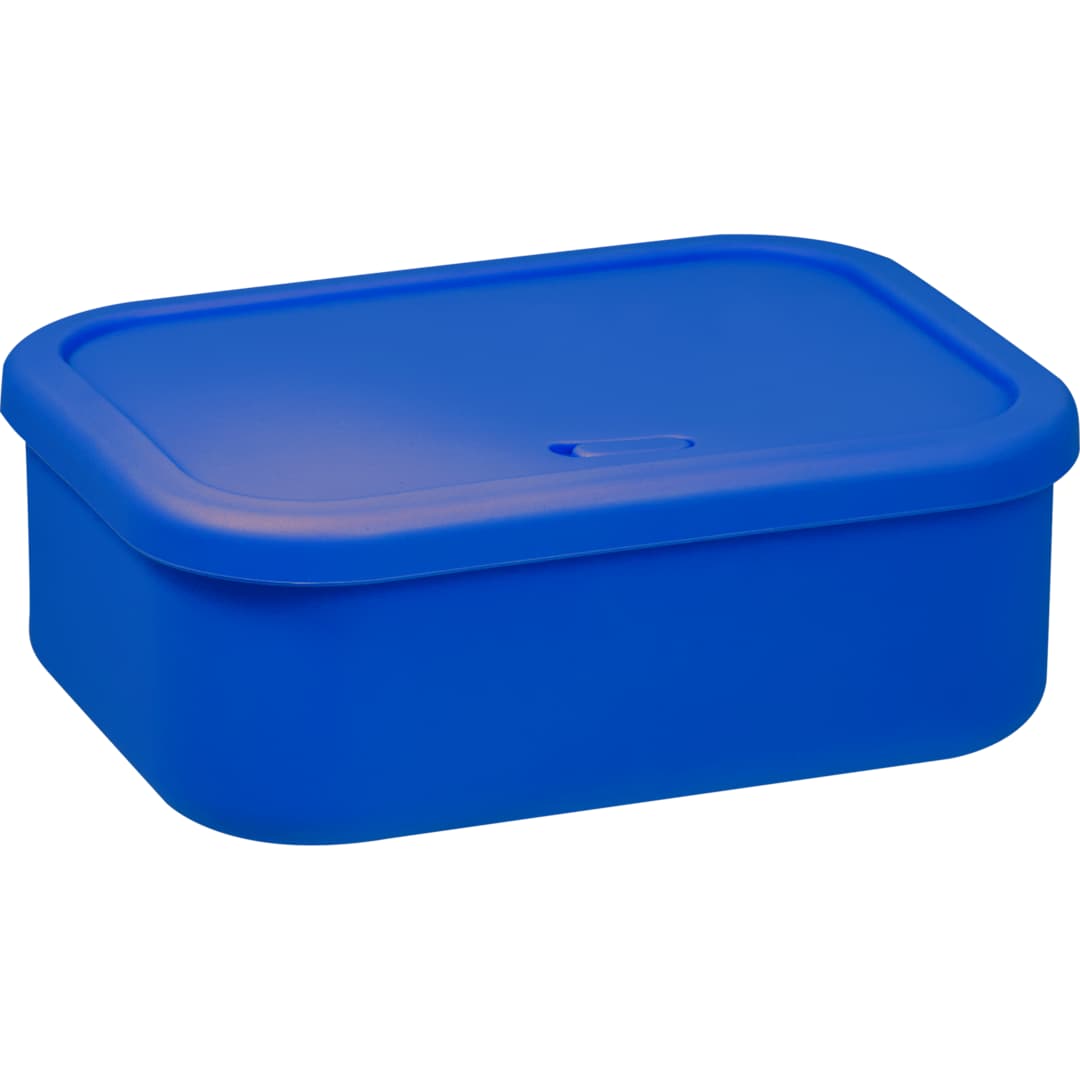 Front View of Multi Silicone Food Storage Box with Air Valve 44oz