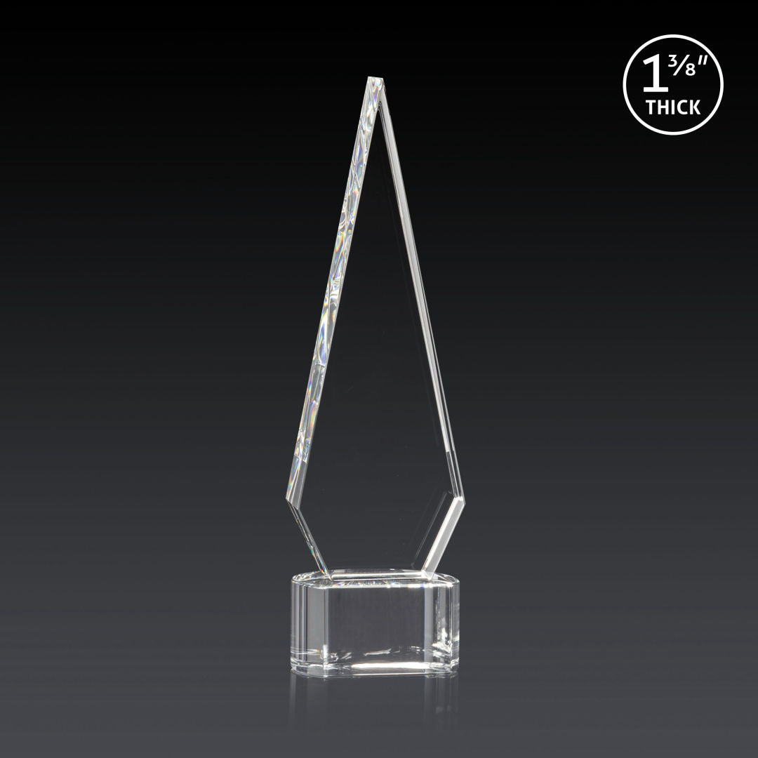 Springfield 3D Award on Paragon Base - Clear