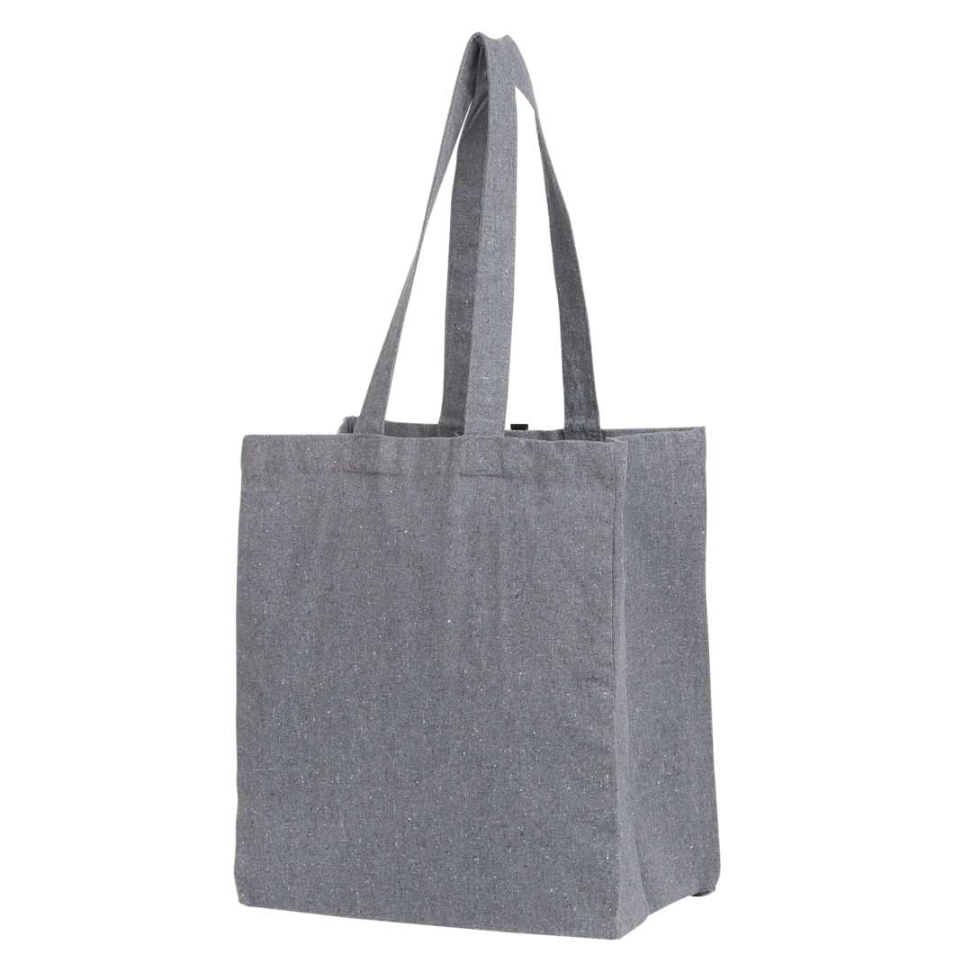 Multi Recycled Cotton Grocery Tote