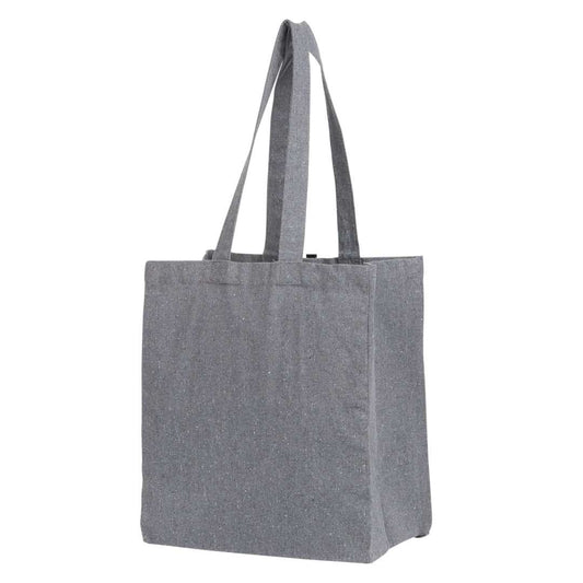 Multi Recycled Cotton Grocery Tote