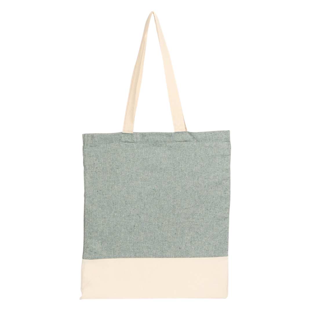Split Recycled 5oz Cotton Twill Convention Tote