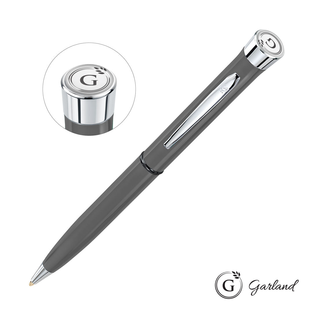 Garland® Recycled Ballpoint Twist Pen - Chrome Accent