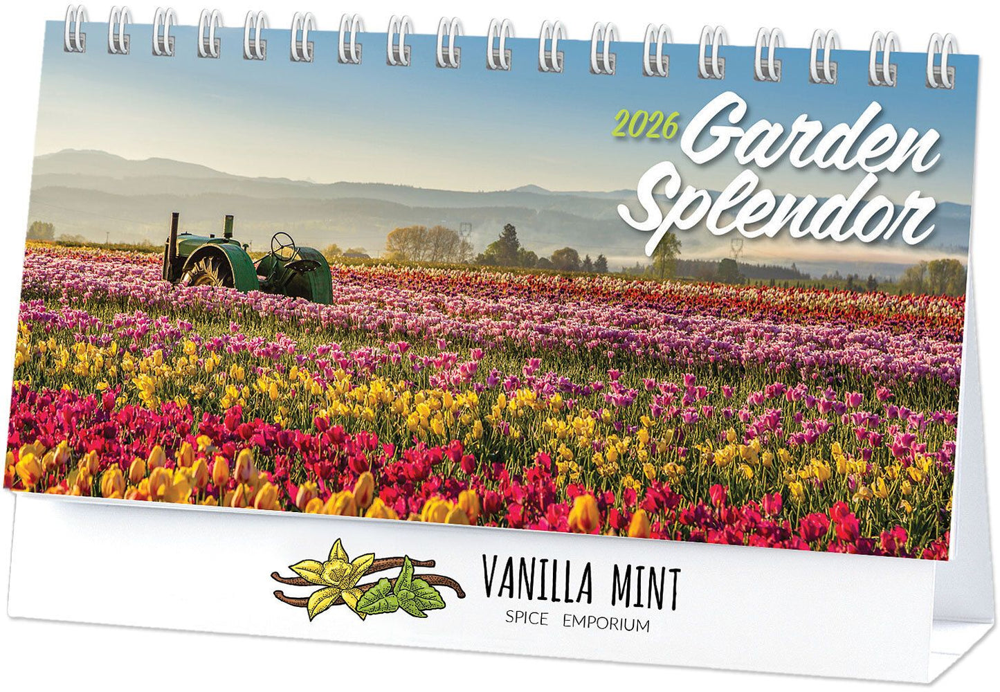 FULL COLOR GARDEN SPLENDOR DESK CALENDAR