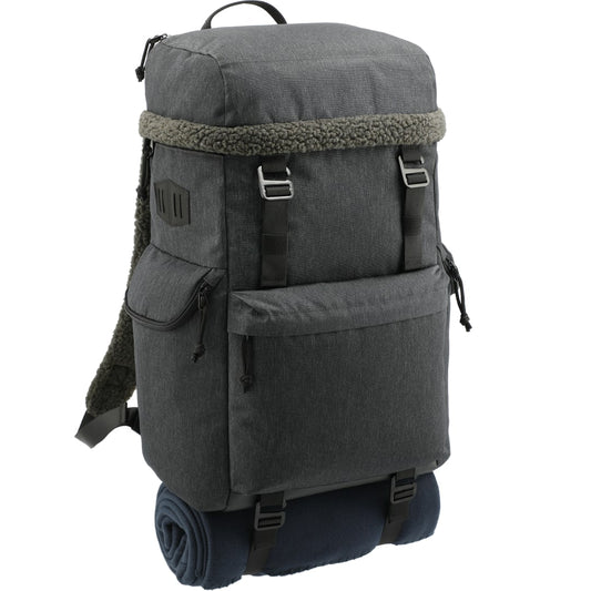 Front View of Gray Field & Co. Fireside Eco 15" Computer Rucksack