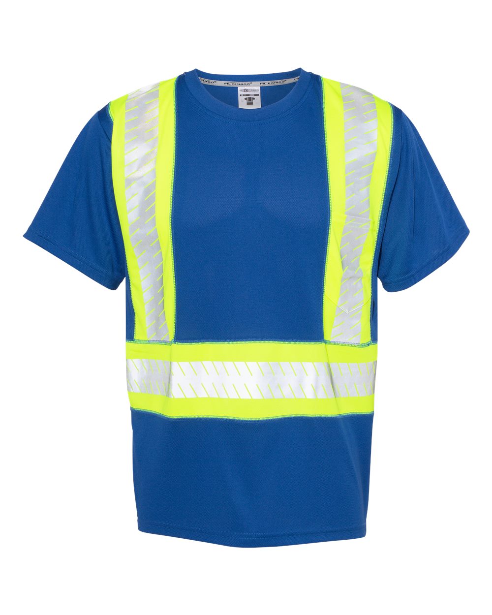 Unisex EV Series® Enhanced Visibility Contrast Pocket T-Shirt - B200-204