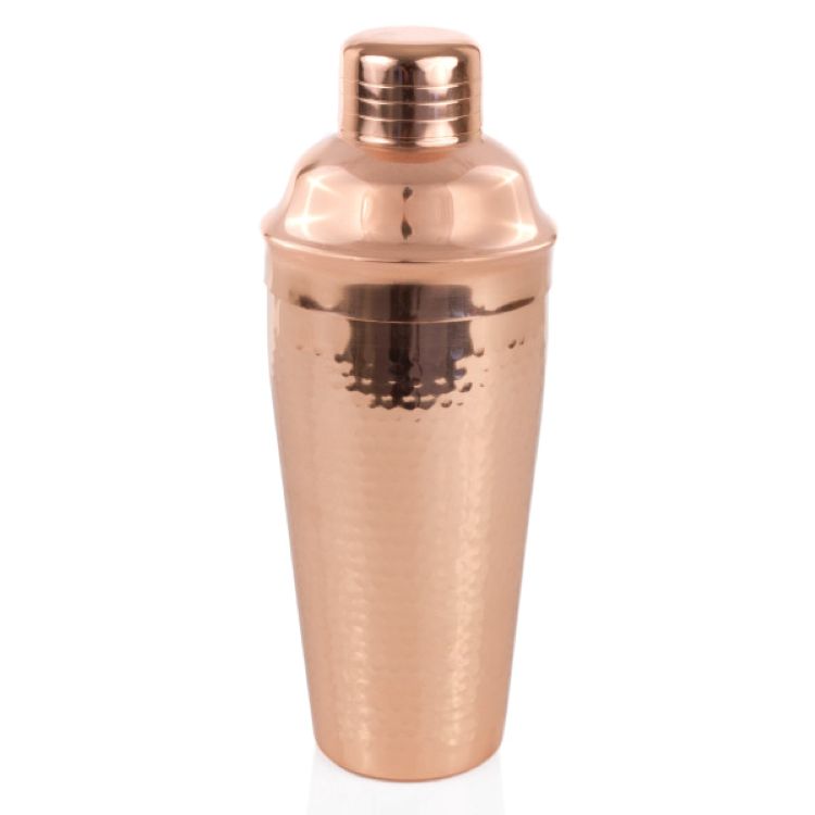 Twine Living® Hammered Copper Cocktail Shaker