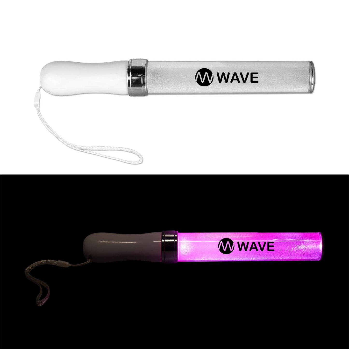White 6" Light Up Wand