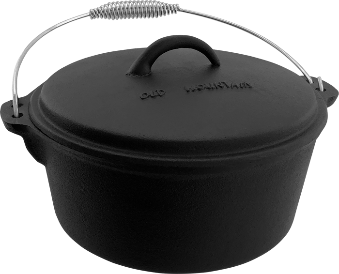 Old Mountain 4.5 Qt Flat Bottom Dutch Oven