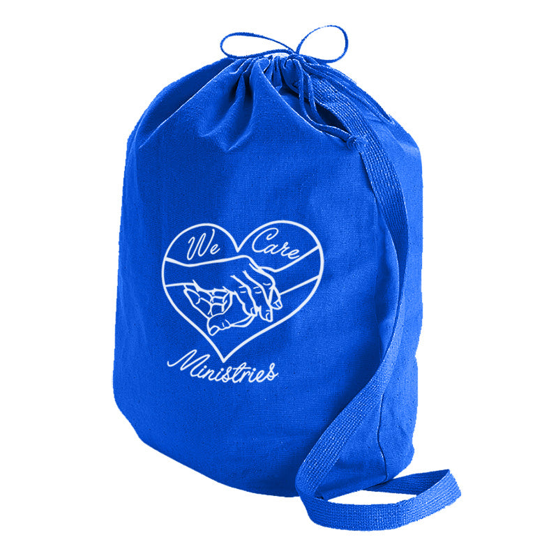 Canvas Drawstring Laundry Bag - Small
