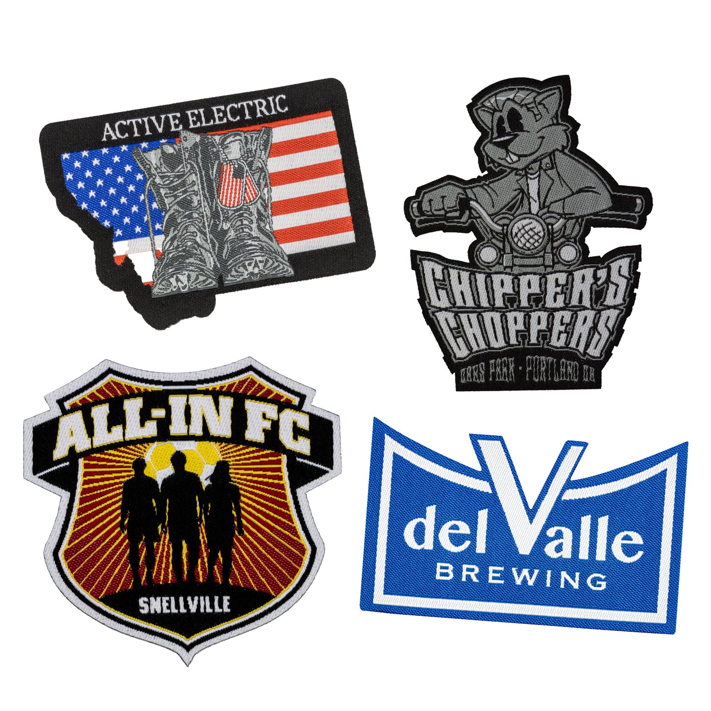 Custom Woven Patches (4-1/2")