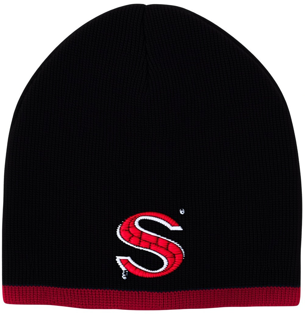 8" Bottom-Striped Beanie - SP09