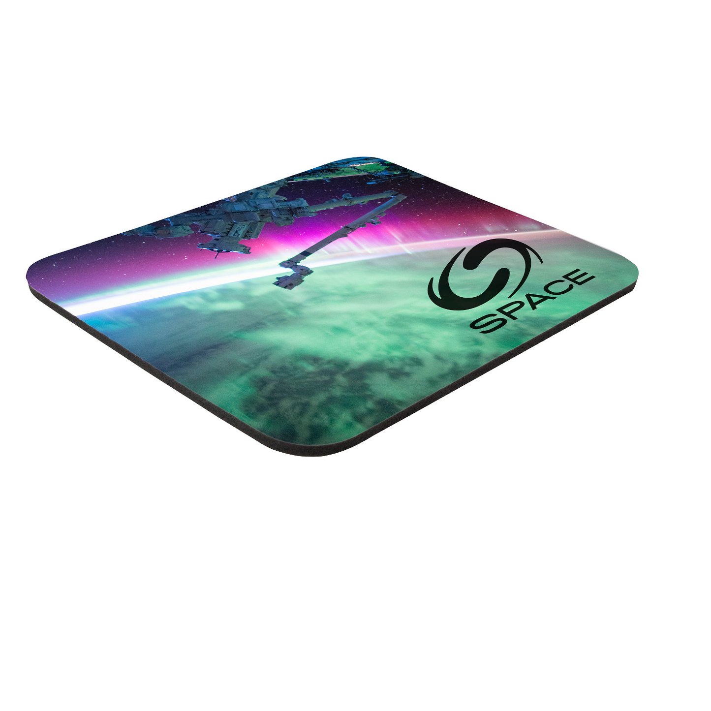 White 8" X 9-1/2" X 1/4" Full Color Hard Mouse Pad