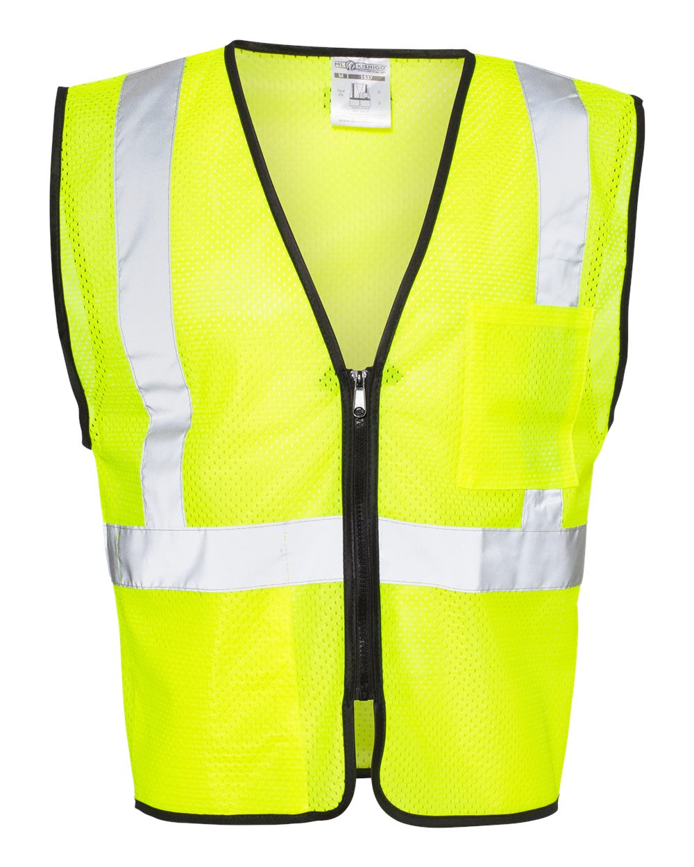 Unisex Double-Pocket Zippered Economy Class 2 Vest - 1537-1538