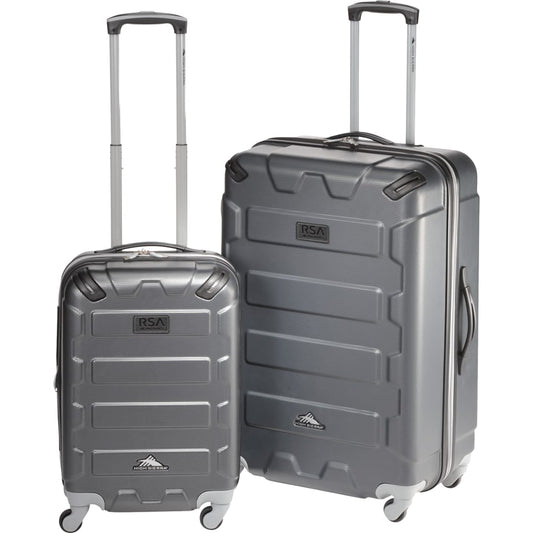 Front View of Gray High Sierra® 2pc Hardside Luggage Set