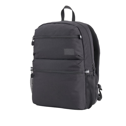Front View of Black High Sierra Recycled Inhabit 15" Laptop Backpack