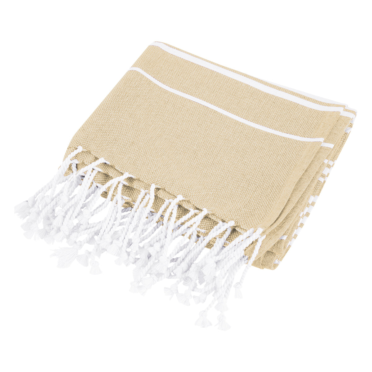 Recycled Beach Blanket With Tassel Fringe