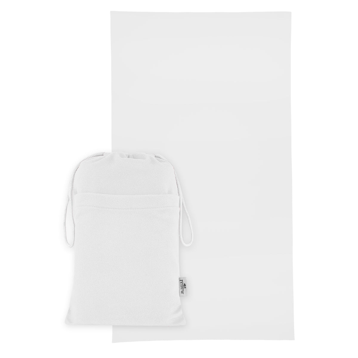 Sand-Free rPET Beach Towel With Pouch